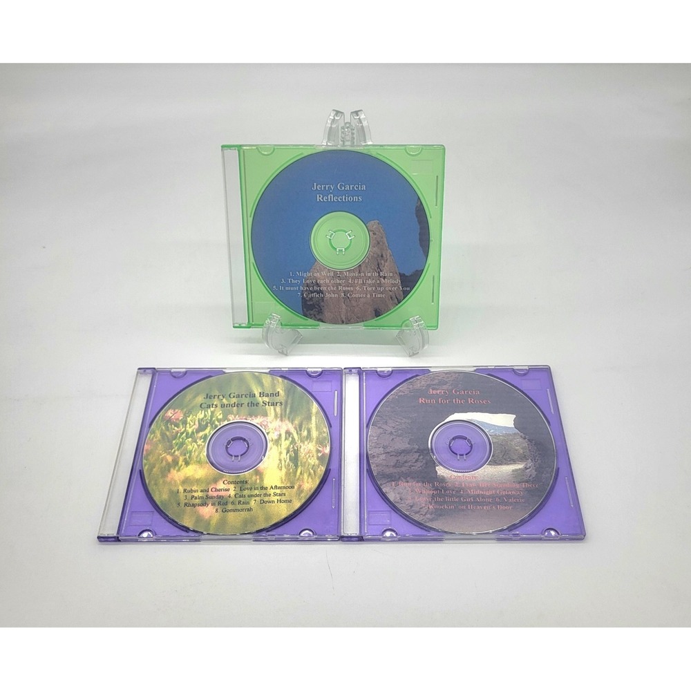 Jerry Garcia 3 Disc Set Reflections, Cats Under The Stars & Run For The Roses
